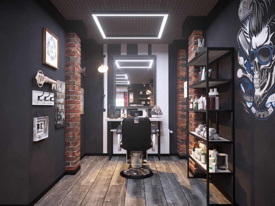 Barbershop Borodach интерьер