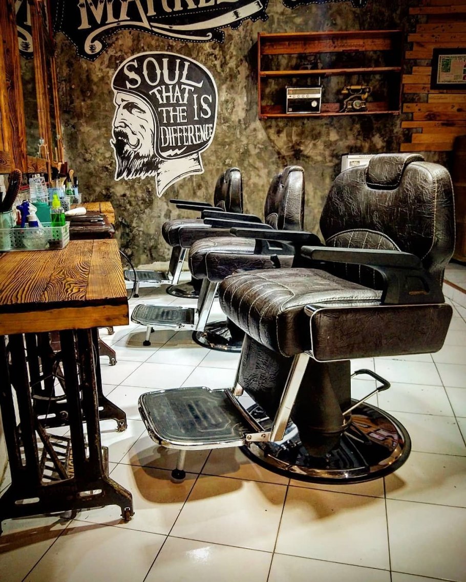 Парикмахерская в стиле ретро