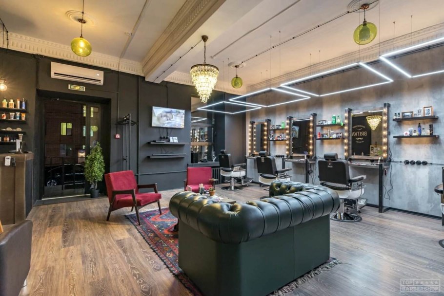 Интерьер барбершопа