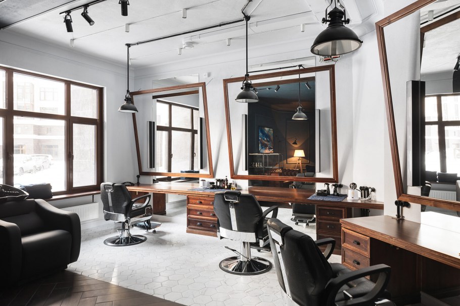 Интерьер барбершопа