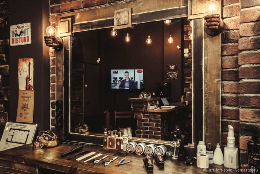 Барбершоп дизайн