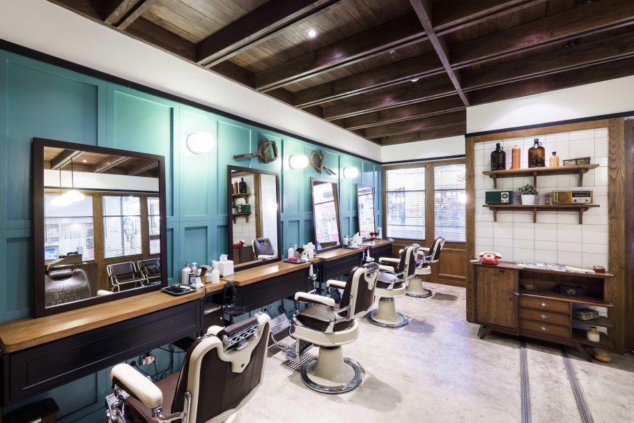 Барбершоп в скандинавском стиле