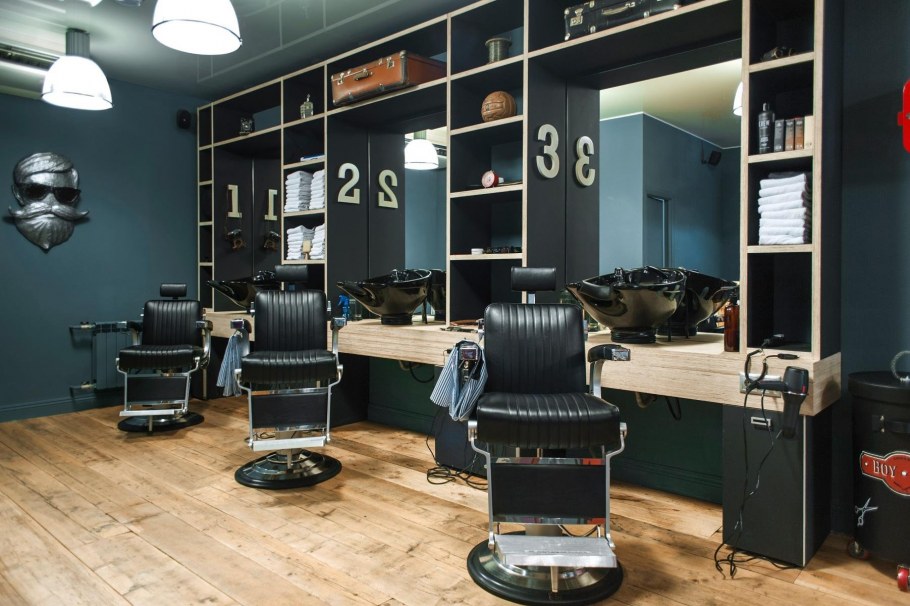 Интерьер барбершопа