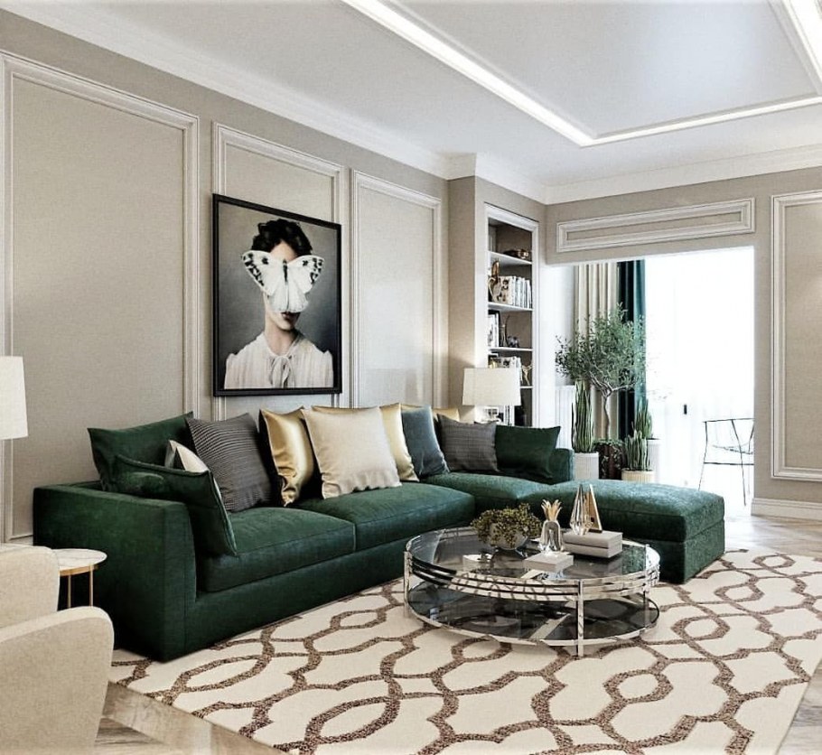 Молдинги в современном интерьере