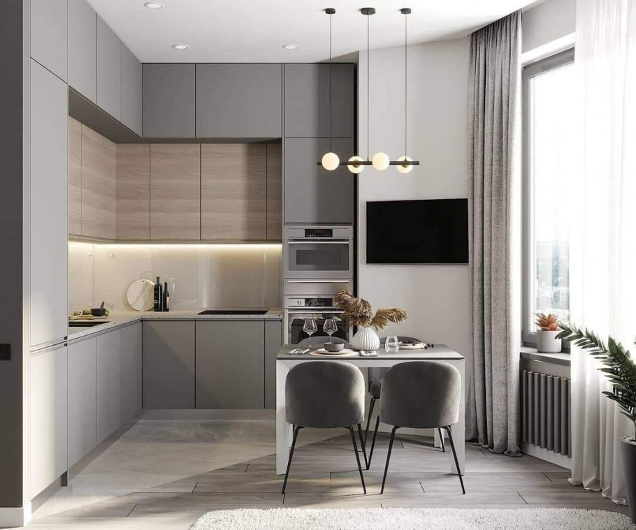 Кухня икеа Воксторп белая