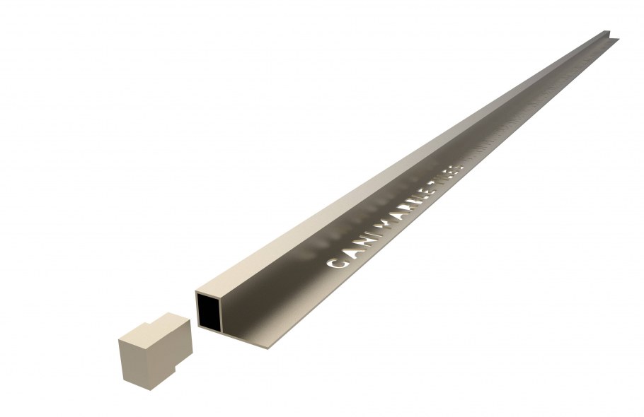 Профиль п-образный алюминиевый 10х10