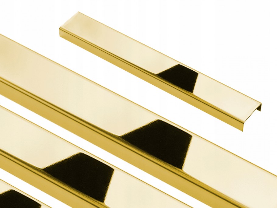 Listwa Steel Brass (золото) 90*2.3