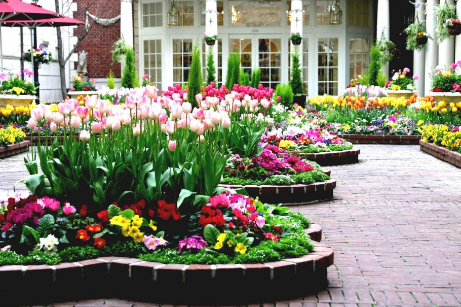 Ландшафт цветника