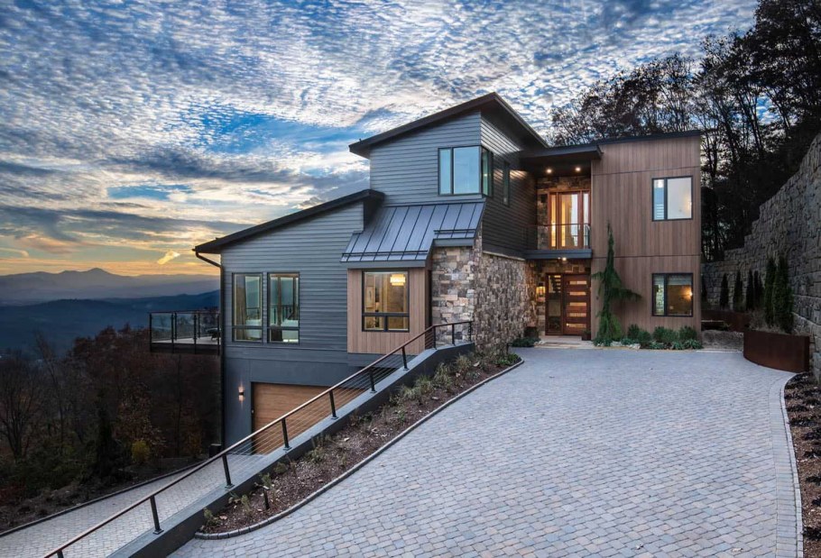 Mountain Side Hotel Design Exterior
