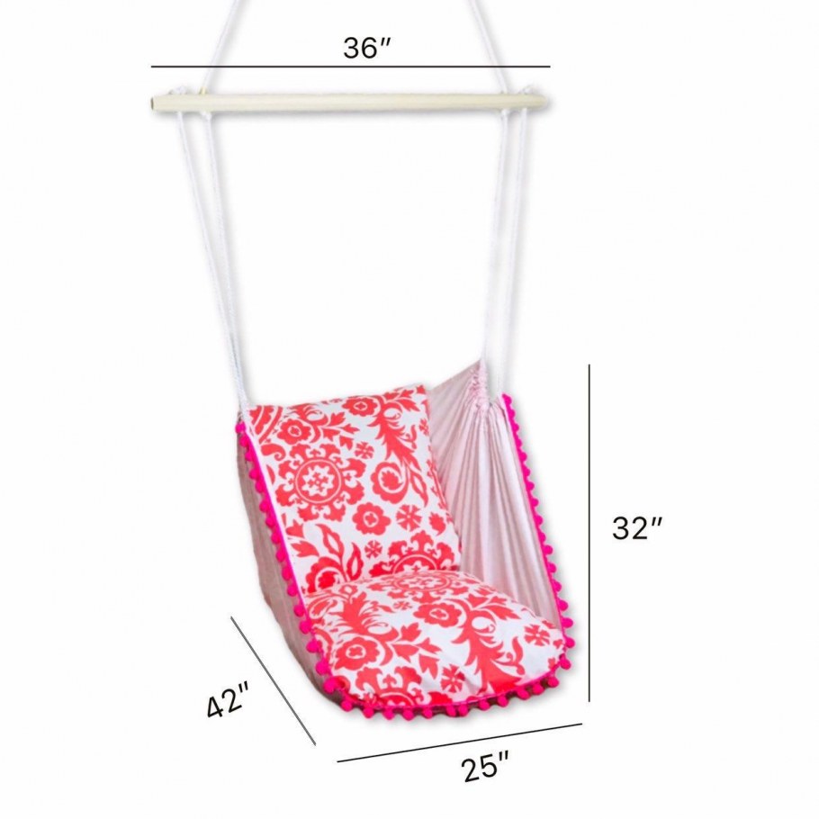 Подвесное кресло из ткани