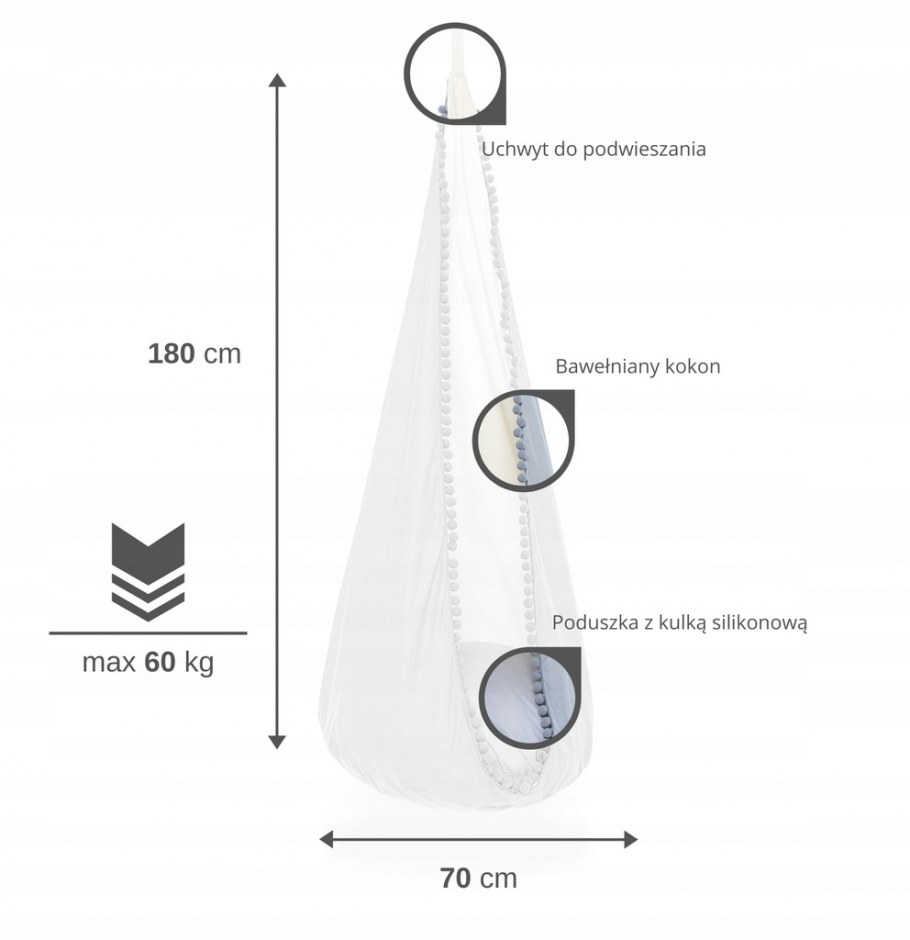 Кресло гамак Crocus-Life