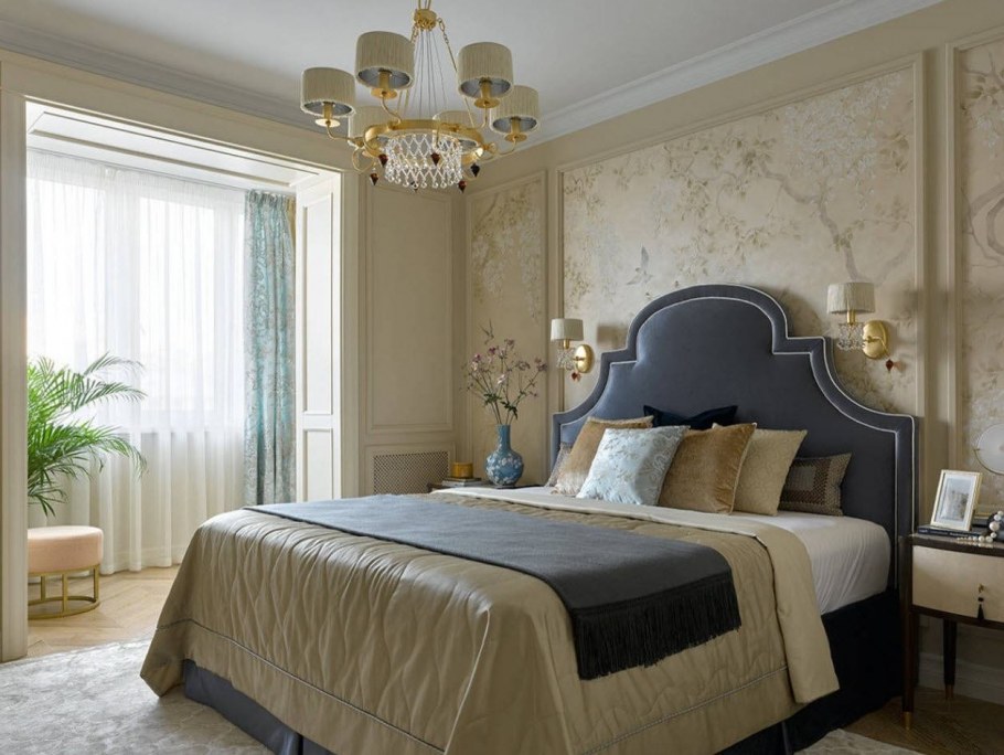 Молдинги на стенах в интерьере