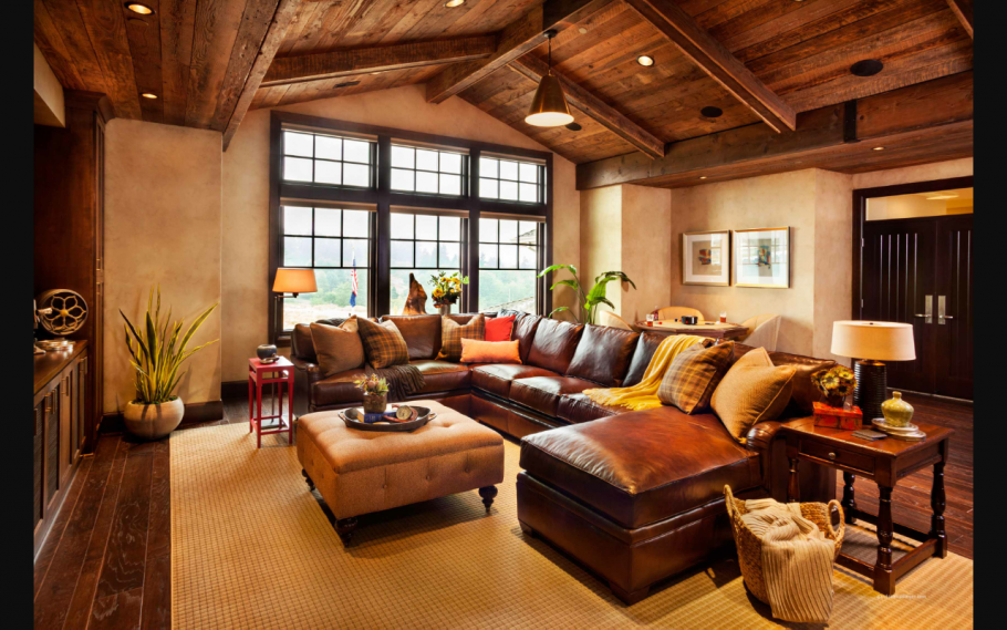 Рустиканский стиль интерьер