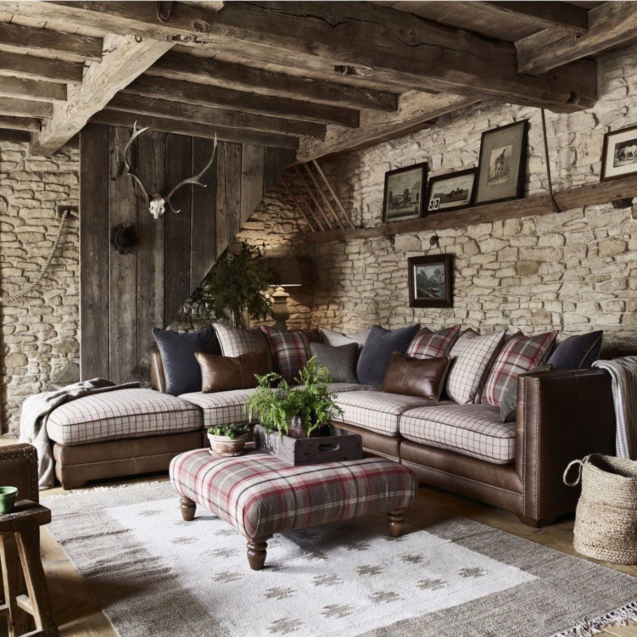 Диван в стиле Шале