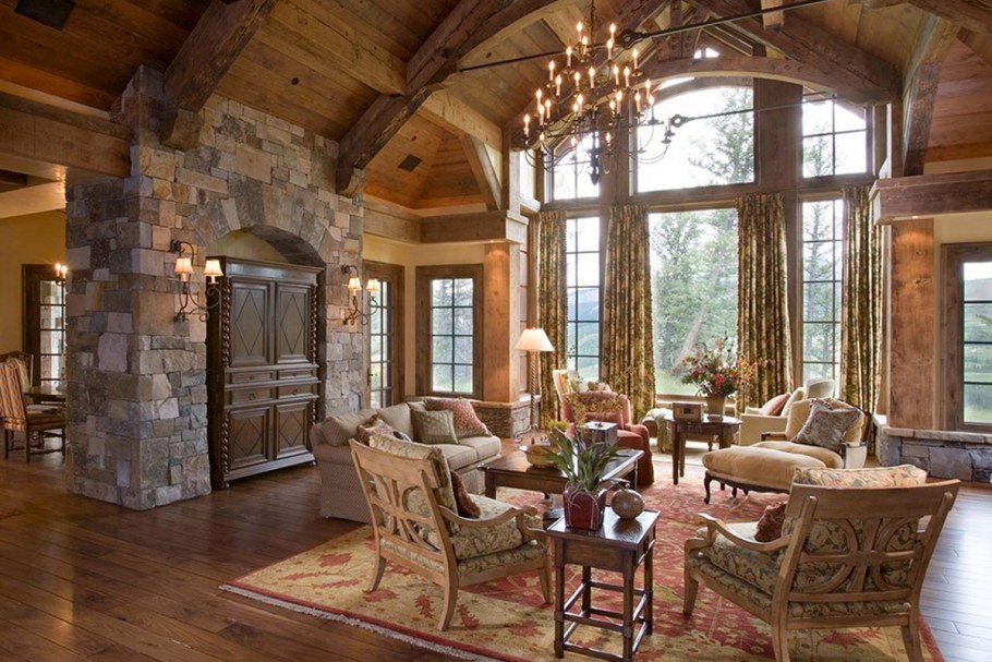 Рустикальный стиль в интерьере