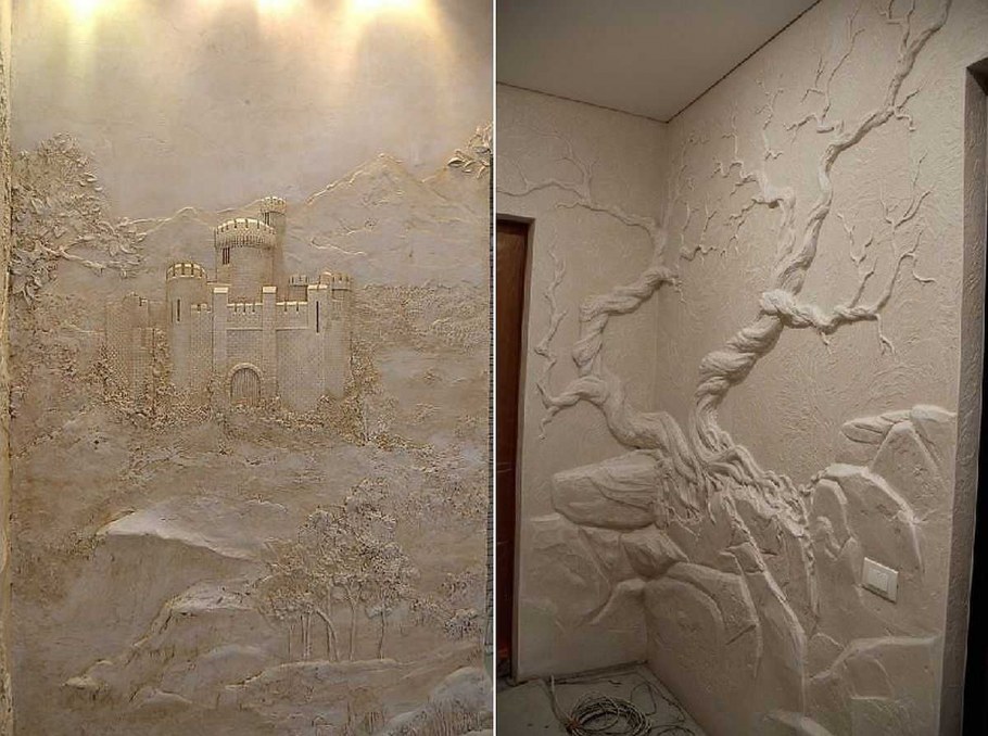 Декор из гипсовой штукатурки