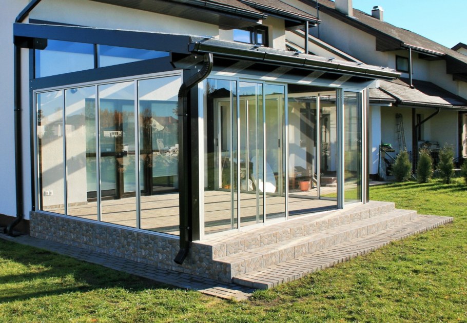 Панорамное остекление веранды