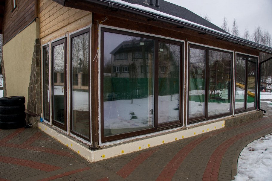 Остекление террасы