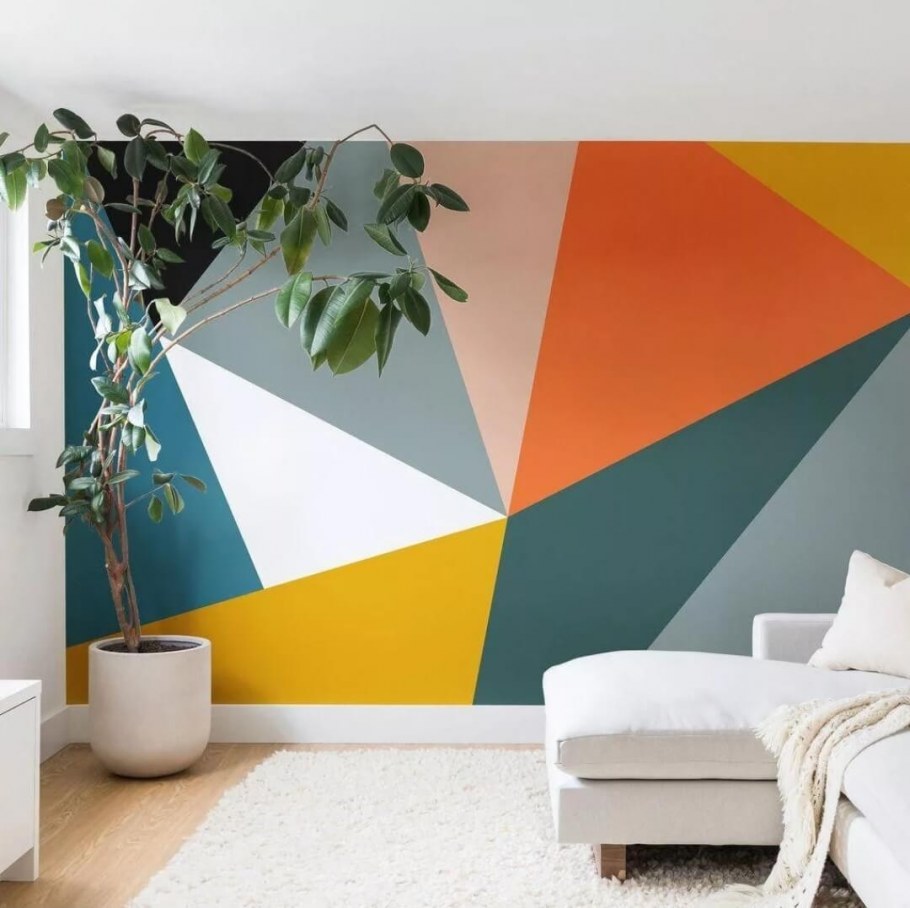 Разноцветные стены