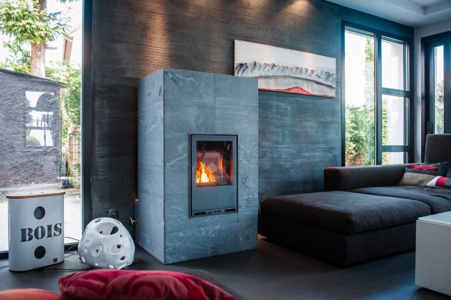 Печь Туликиви с лежанкой