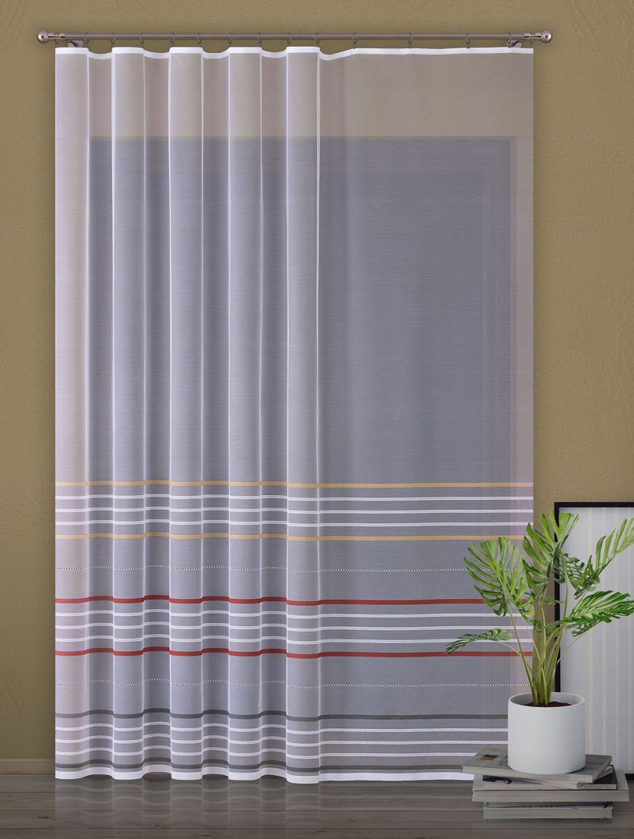 Бантовая складка на тюли