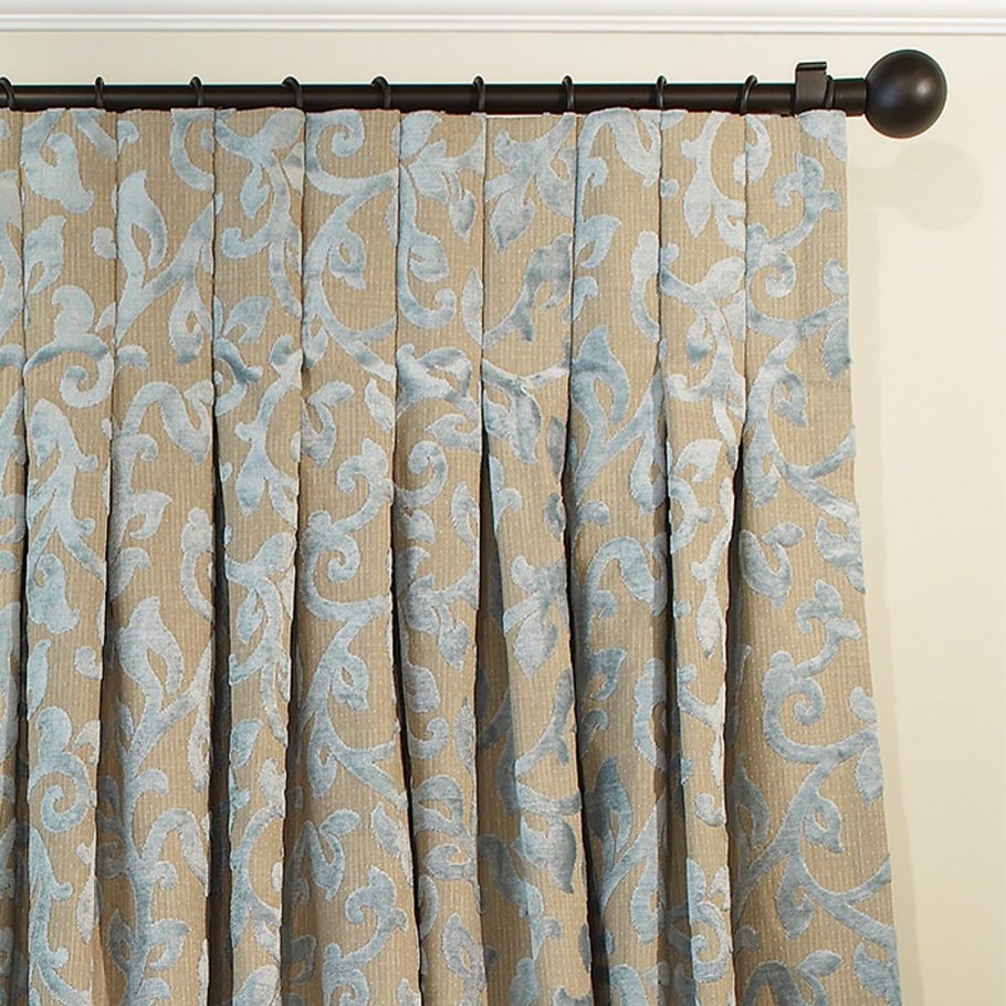 Ручная складка на шторах