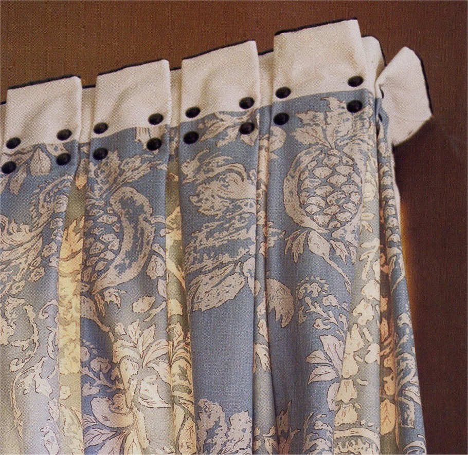 Тюль с декоративной тесьмой