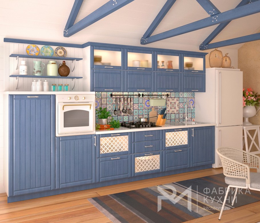 Кухня Тополь Скай Тополь грей