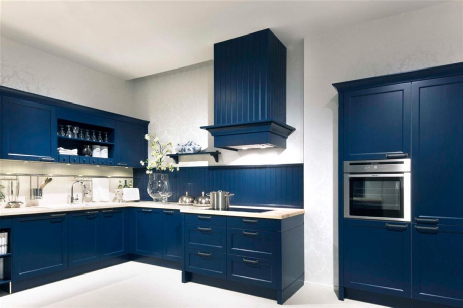 Сканди кухня пурпурный