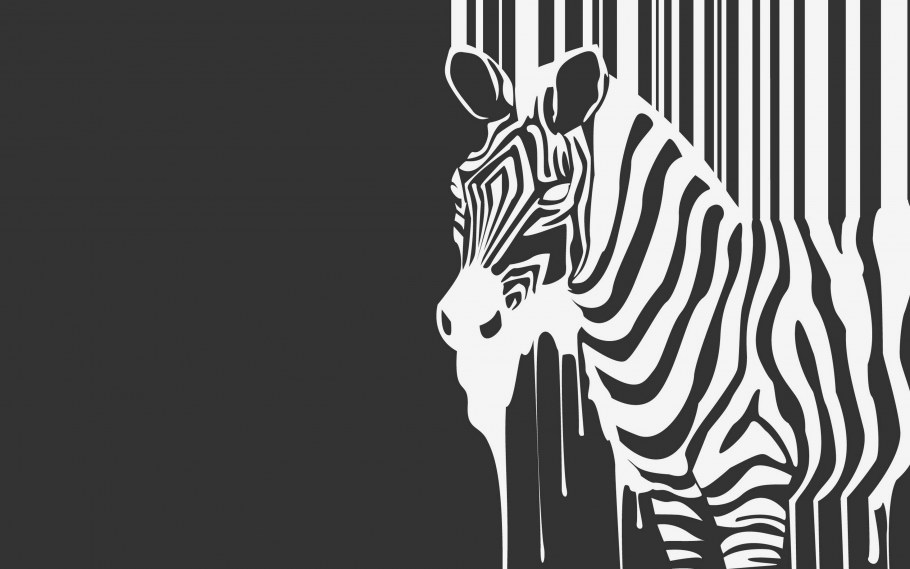 Зебра стилизация