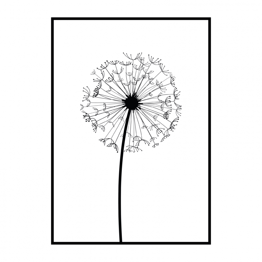 Контур цветов