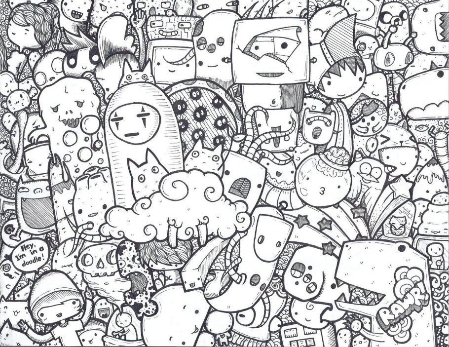 Много маленьких рисунков