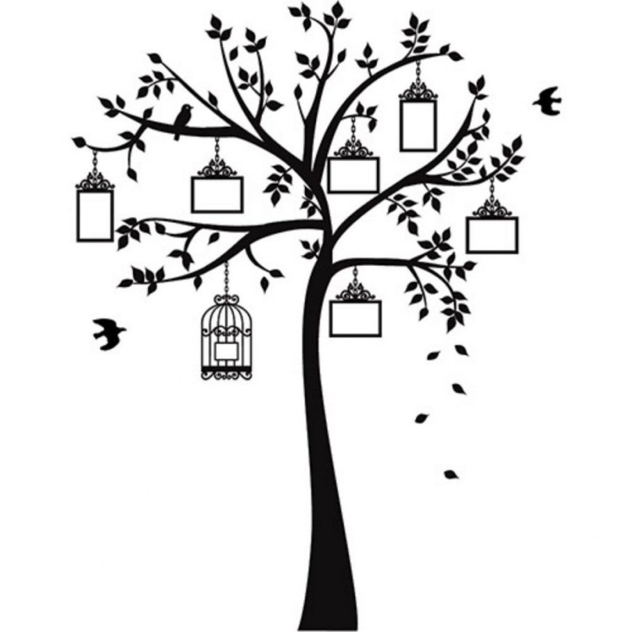 Одуванчик трафарет