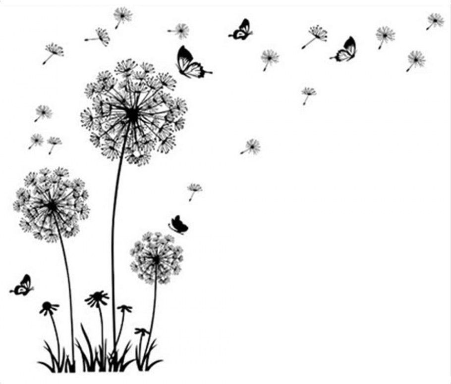 Графика на стене в интерьере