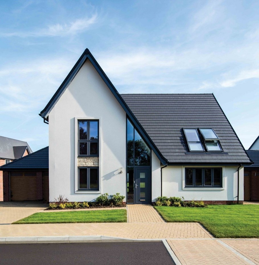 Дом Модерн скатная кровля