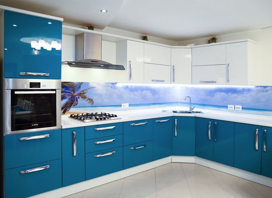 Кухня Ксения белый глянец Стендмебель