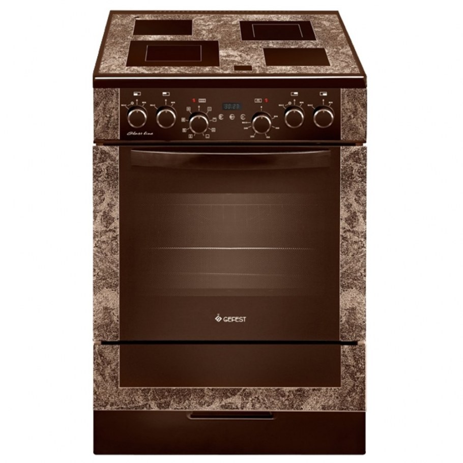 Угловая плита на кухне