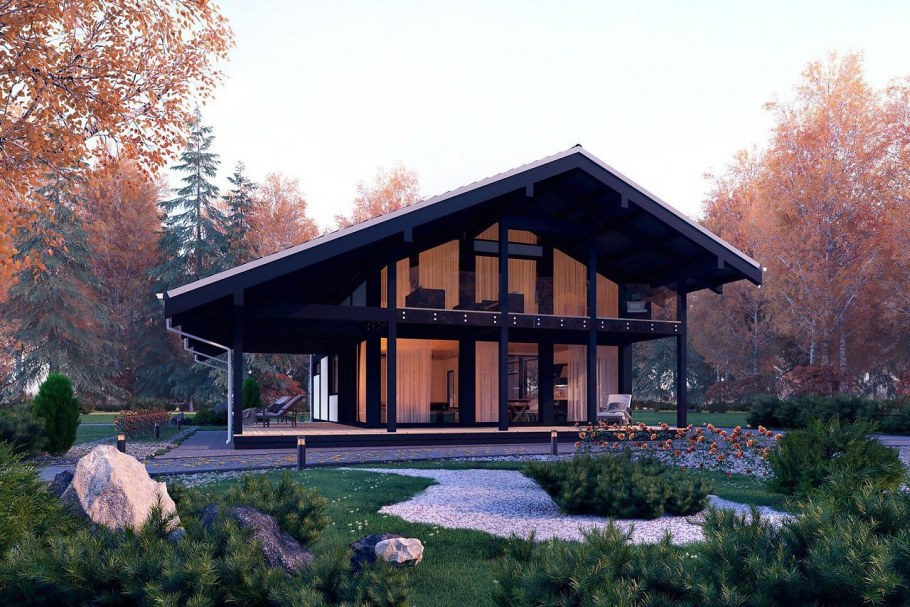 Дом Шале фахверк