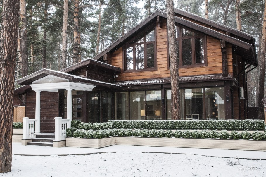 Дом в Сосновом Бору срубовой