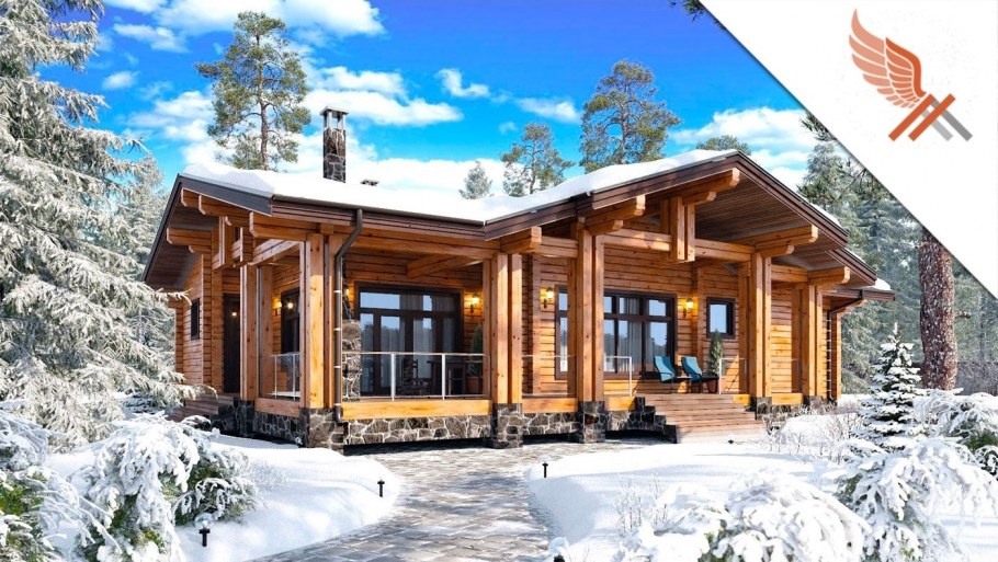 Шале из клееного бруса "Алпин"