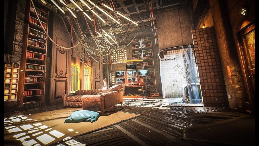 Интерьер в стиле киберпанк