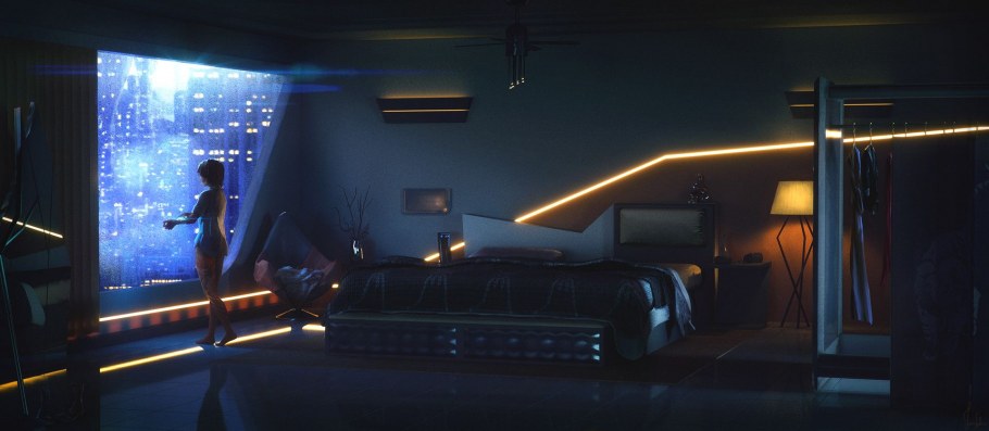 Cyberpunk 2077 интерьеры