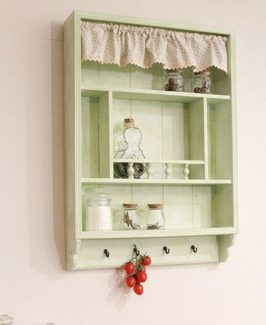 Полка для тарелок в стиле Прованс