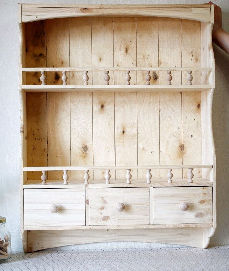 Открытые полки для посуды