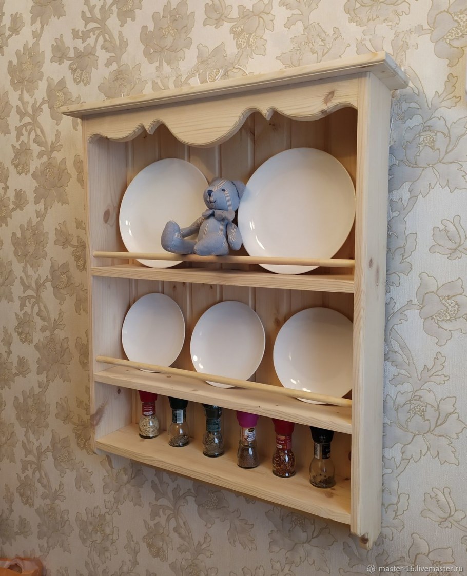 Полки для тарелок открытые