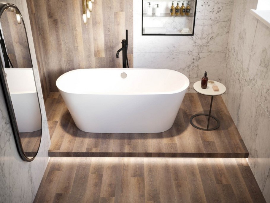 Кварцвиниловая плитка терраццо