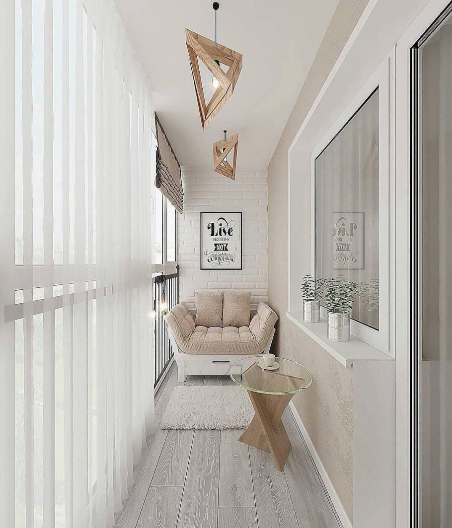 Интерьер балкона