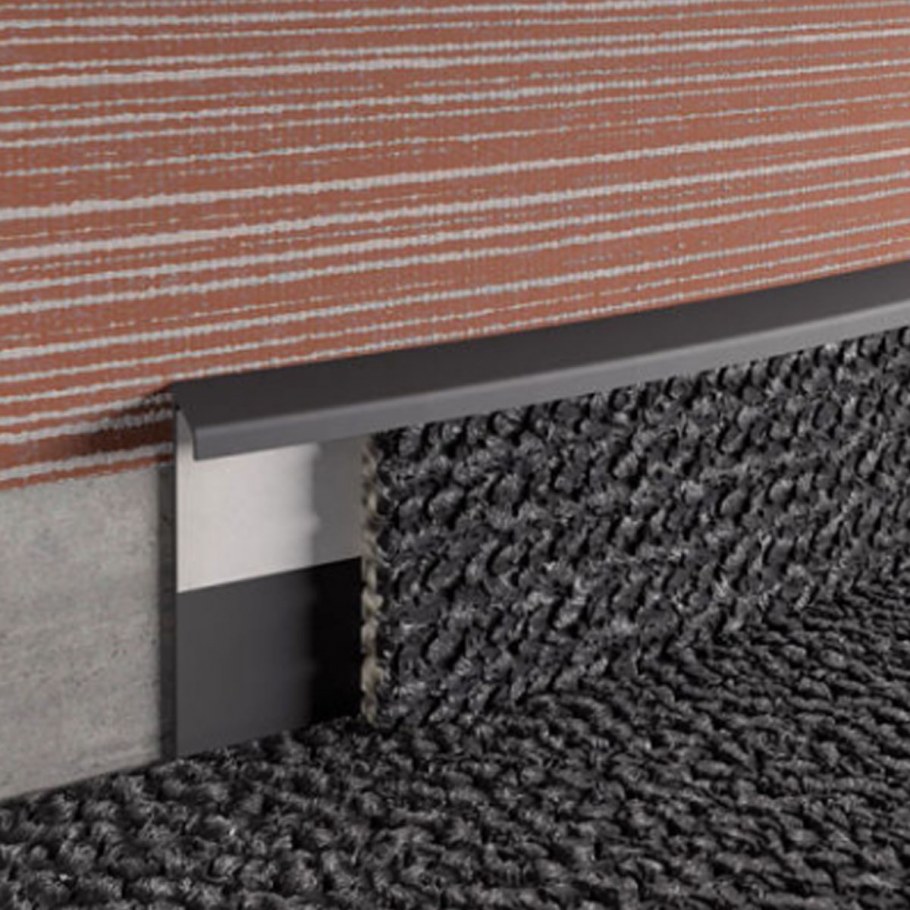 Плинтус для столешницы, алюминий полированный 11x25.8мм l=4м Firmax