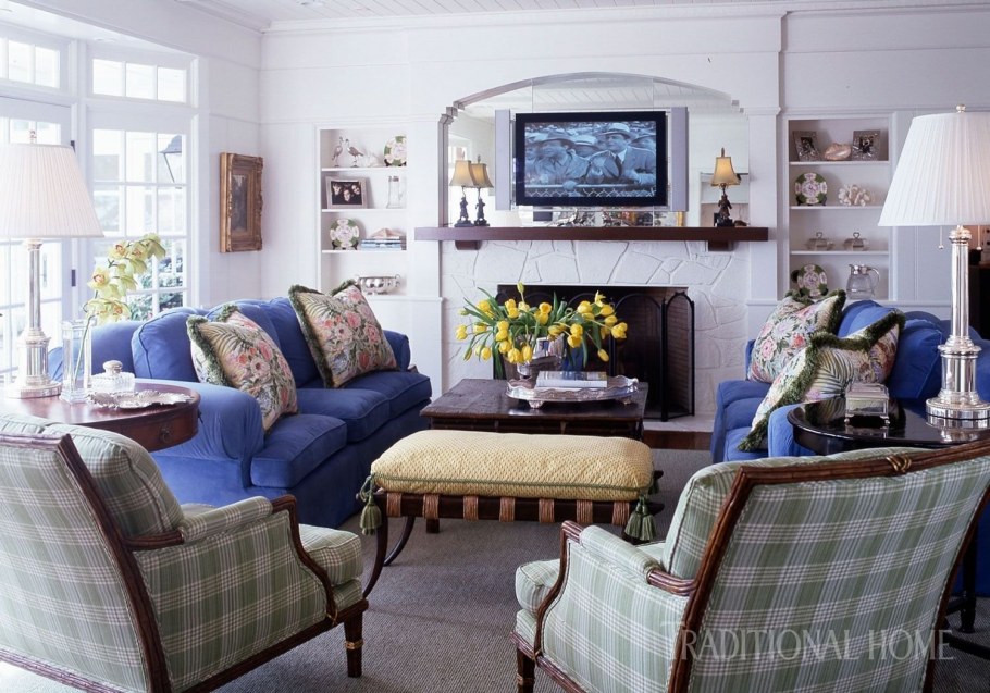 Гостиная в усадебном стиле