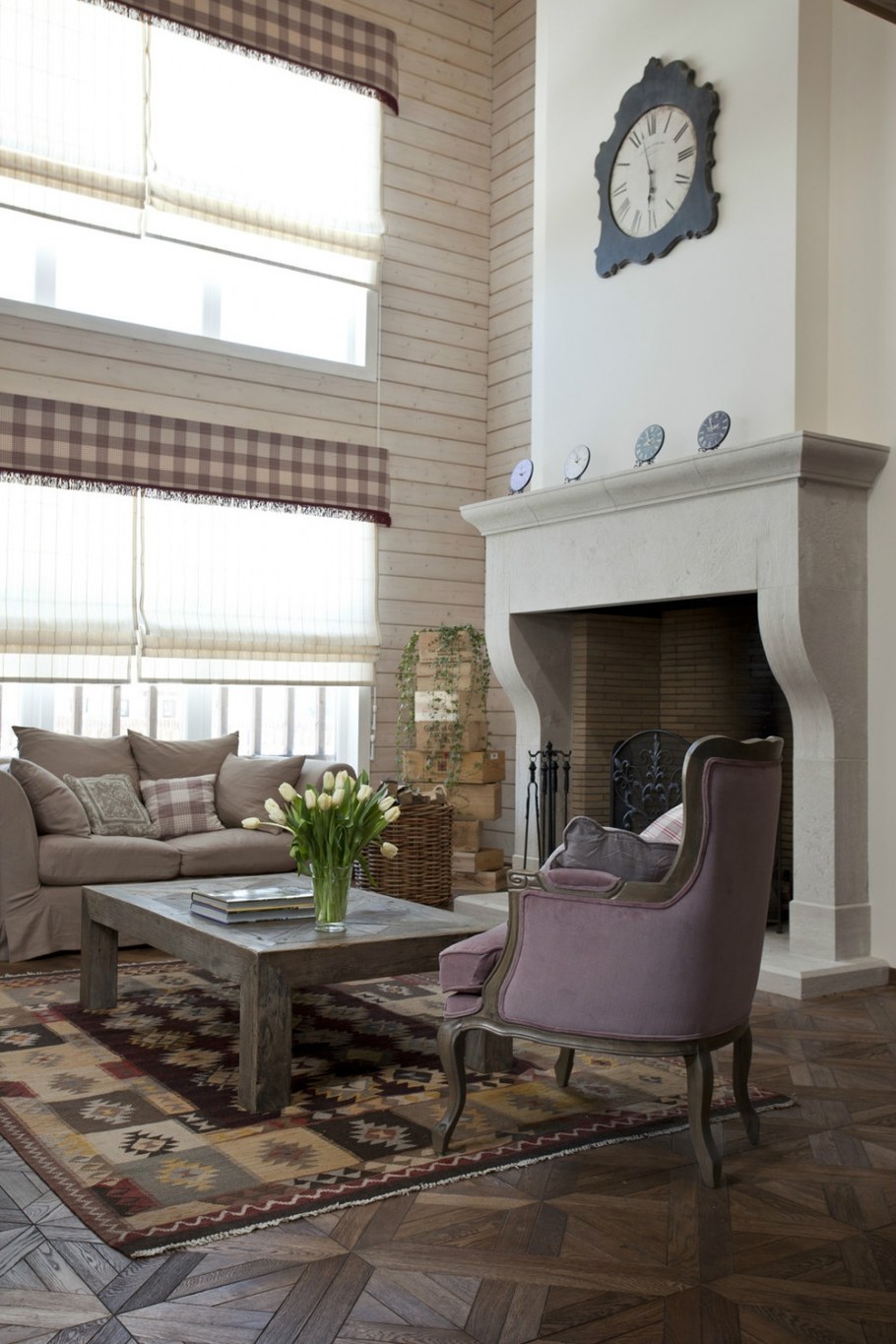 Домик с камином в стиле Прованс